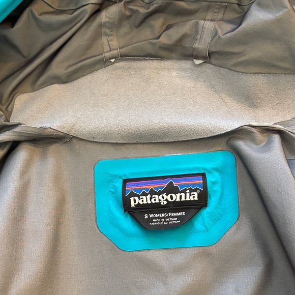 *AS IS* Patagonia Refugitive Teal Recco Shell Jacket-S - Picture 8 of 12